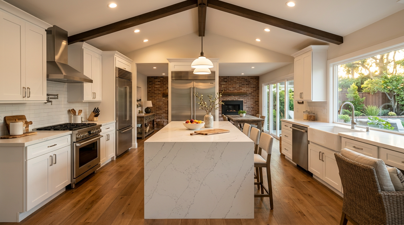 Fully renovated turnkey kitchen in a Garden Grove home