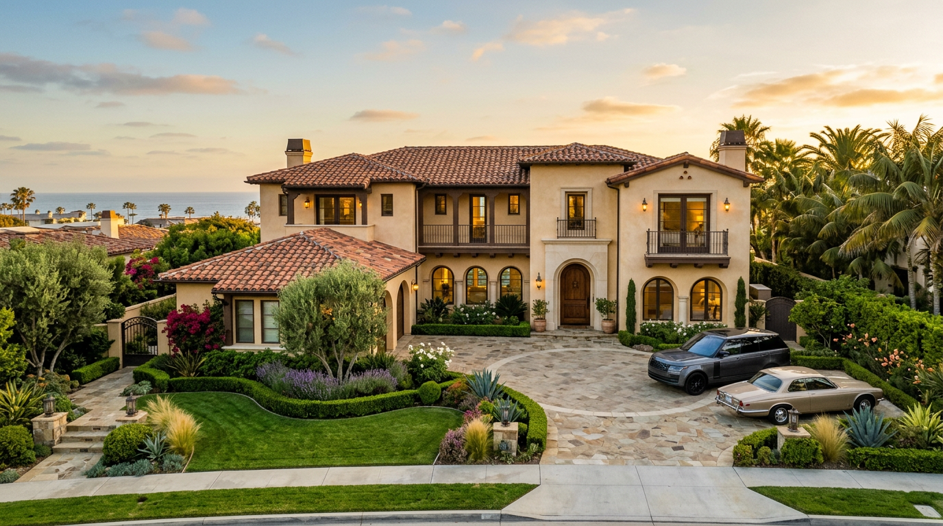 Upscale home in the Seacliff neighborhood of Huntington Beach