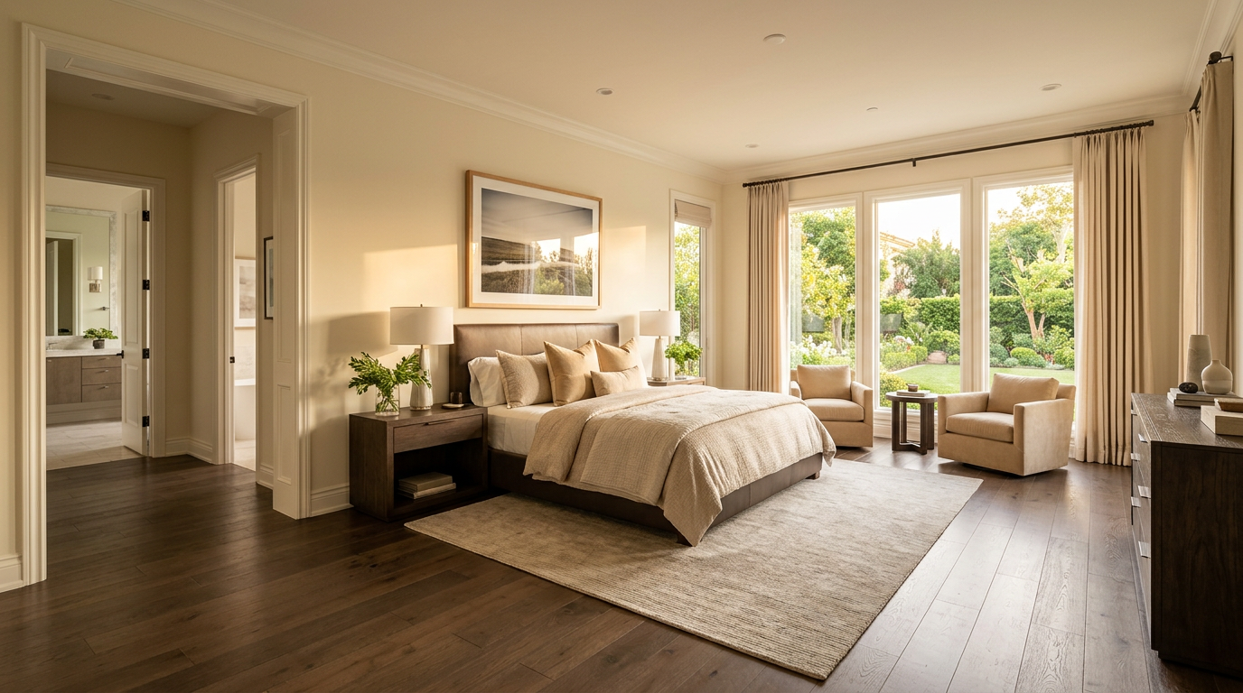Accessible ground-floor primary suite in an Orange County home