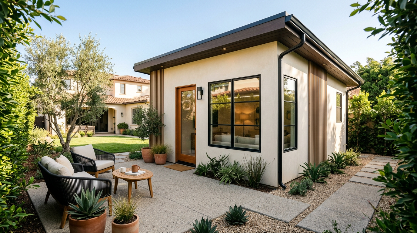 Detached ADU in backyard of Westminster home